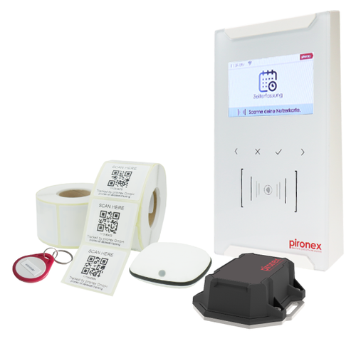RFID label for asset tracking applications Linux IPC with display and RFID for asset tracking